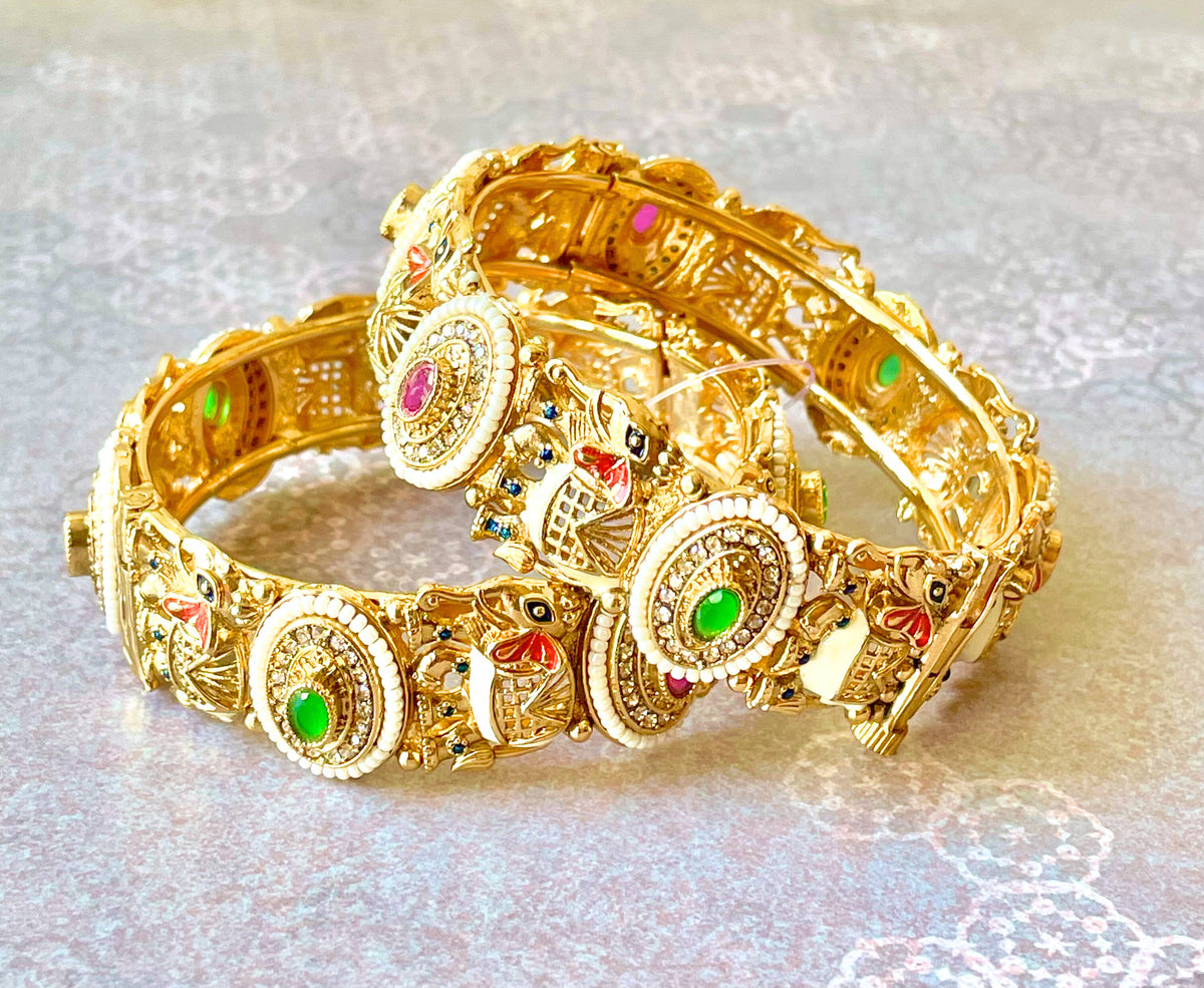 Gaj Meenakari Style