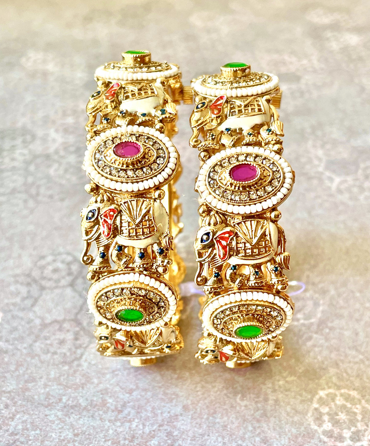 Gaj Meenakari Style