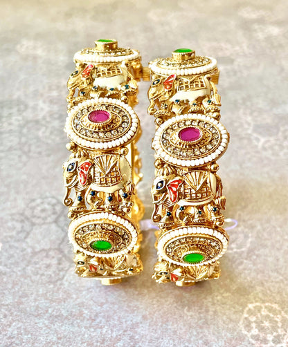 Gaj Meenakari Style