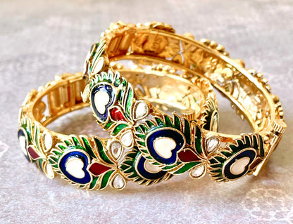 Morpankh Kundan (Peacock Feather Kundan)